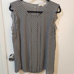LOFT black & white blouse, XLP